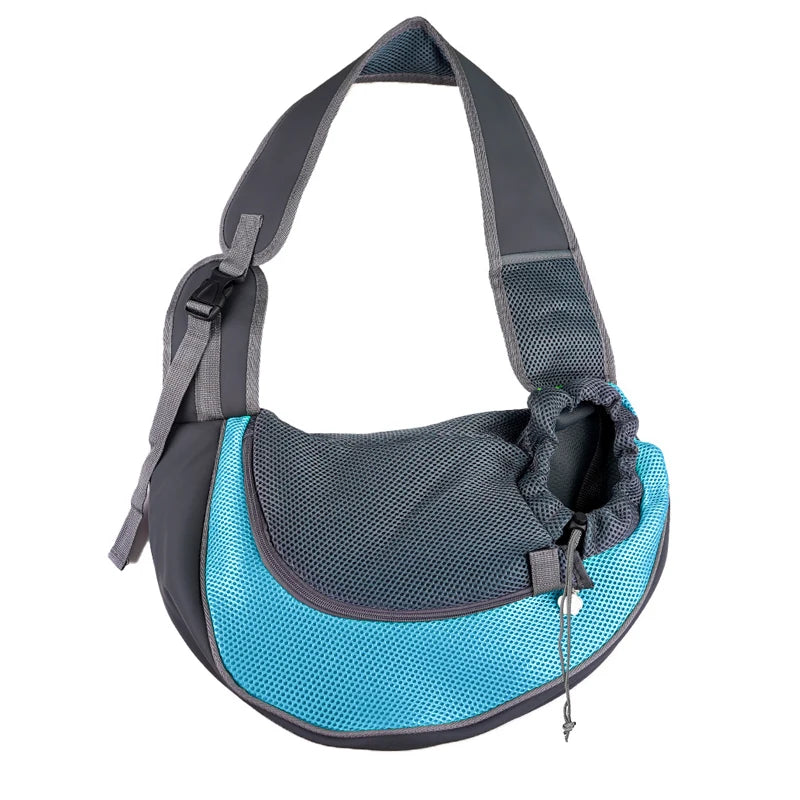 Ultimate Pet Carrier Backpack for Cats and Dogs - Stylish Mesh Sling Travel Tote & Crossbody Bag.