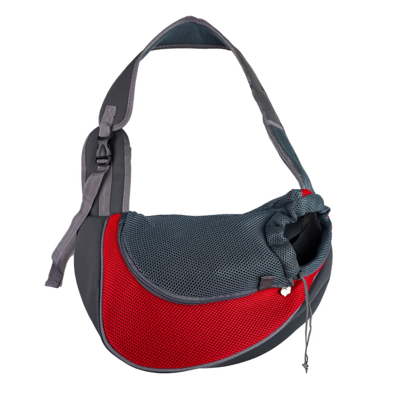 Ultimate Pet Carrier Backpack for Cats and Dogs - Stylish Mesh Sling Travel Tote & Crossbody Bag.