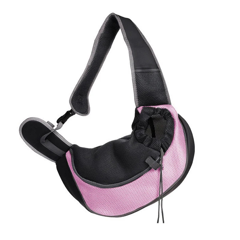 Ultimate Pet Carrier Backpack for Cats and Dogs - Stylish Mesh Sling Travel Tote & Crossbody Bag.