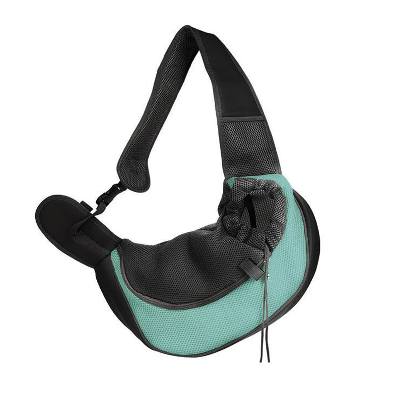 Ultimate Pet Carrier Backpack for Cats and Dogs - Stylish Mesh Sling Travel Tote & Crossbody Bag.