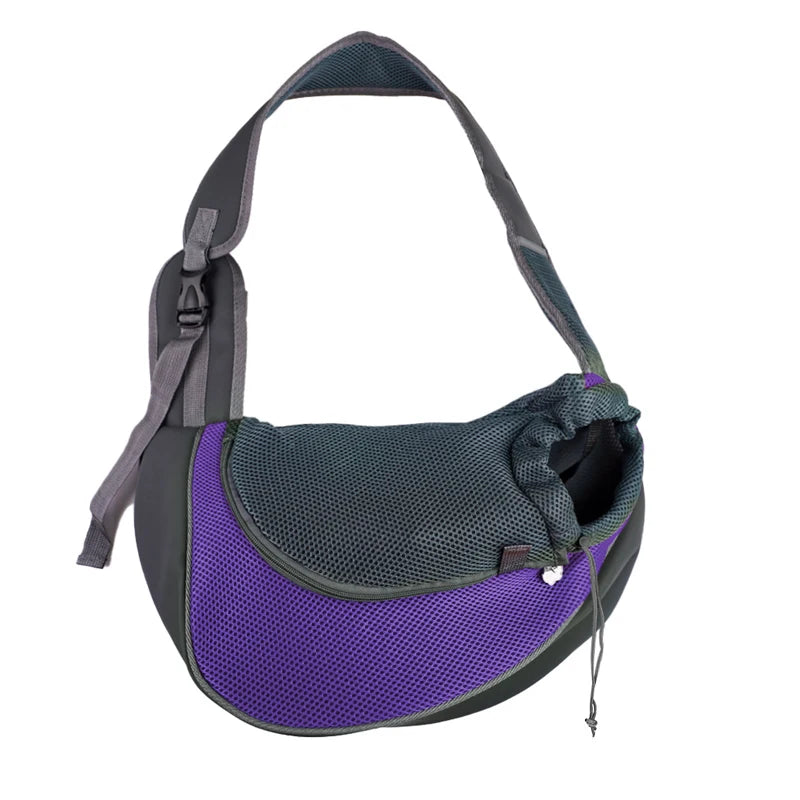 Ultimate Pet Carrier Backpack for Cats and Dogs - Stylish Mesh Sling Travel Tote & Crossbody Bag.