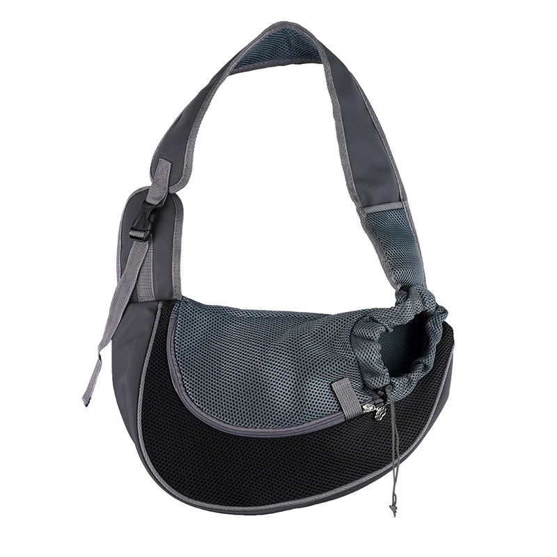 Ultimate Pet Carrier Backpack for Cats and Dogs - Stylish Mesh Sling Travel Tote & Crossbody Bag.
