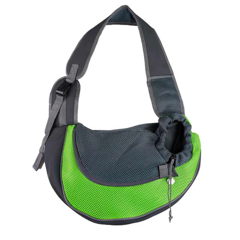 Ultimate Pet Carrier Backpack for Cats and Dogs - Stylish Mesh Sling Travel Tote & Crossbody Bag.