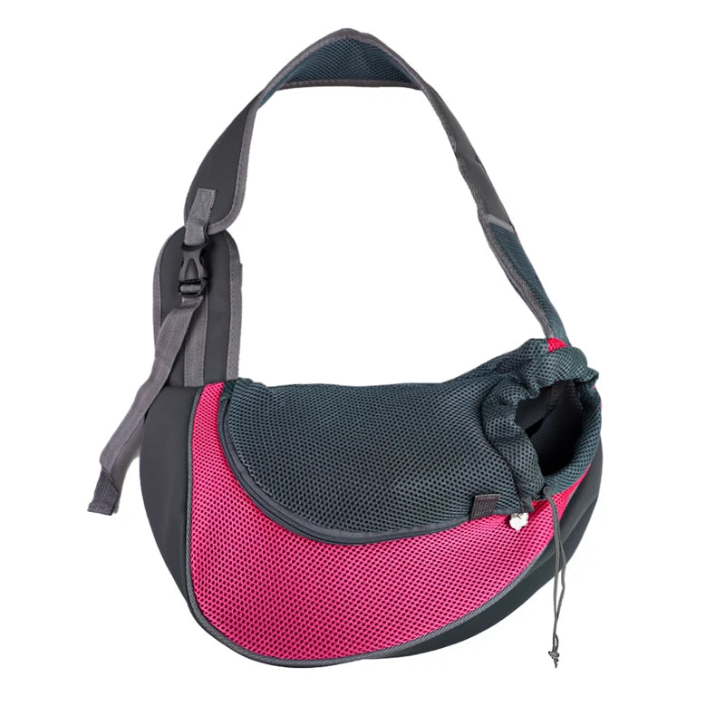 Ultimate Pet Carrier Backpack for Cats and Dogs - Stylish Mesh Sling Travel Tote & Crossbody Bag.