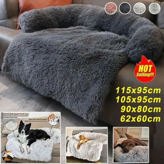 Large Fluffy Calming Bed Cover.