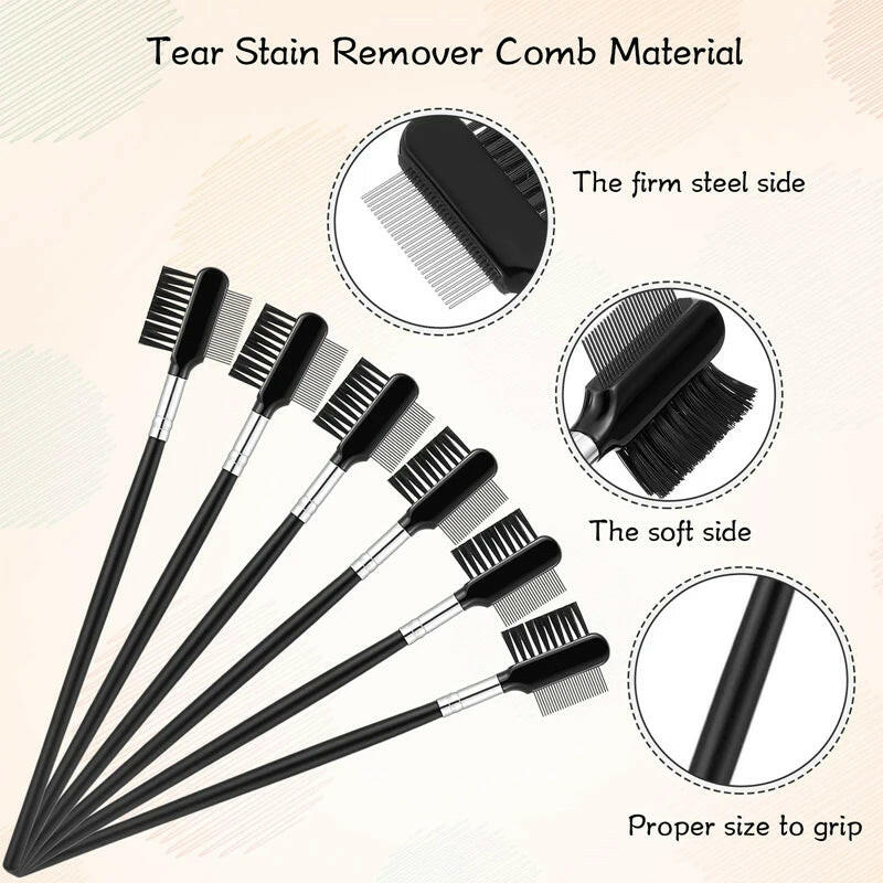 Mini Pet Tear Stain Remover Comb/Brush.