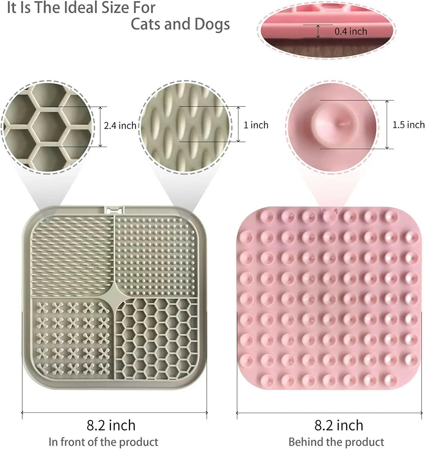 Silicone Lick Mat Anxiety Relief for Food.