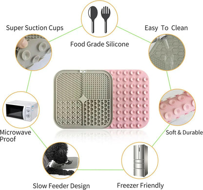 Silicone Lick Mat Anxiety Relief for Food.