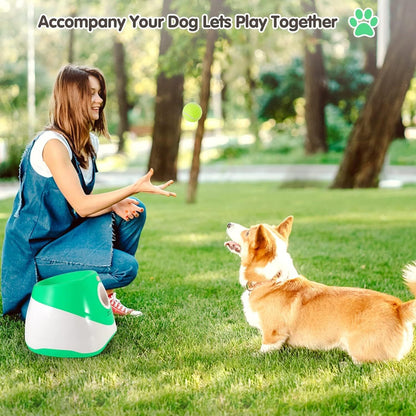 Automatic Ball Launcher Dog  Toy Interactive Tennis Pet Thrower.