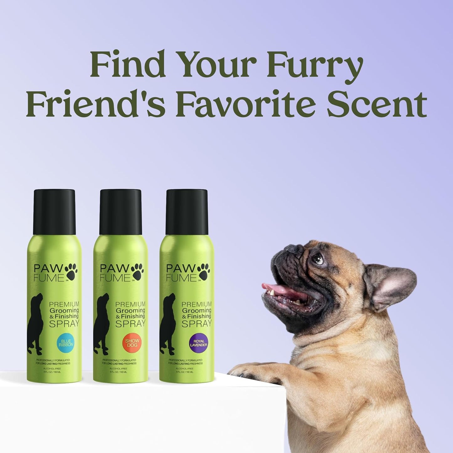 Lavender Dog Deodorizing and Grooming Spray - Long-Lasting Cologne for Dogs.