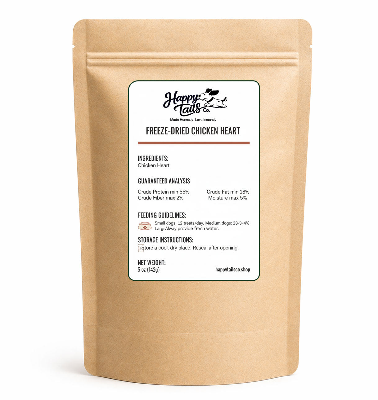 Cluck Cluck Freeze-Dried Chicken Heart | 4 oz