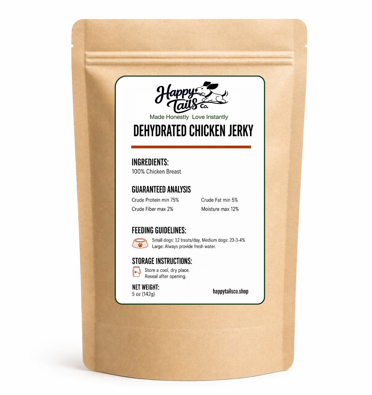 Cluck Cluck Dehydrated Chicken Jerky | 4 oz