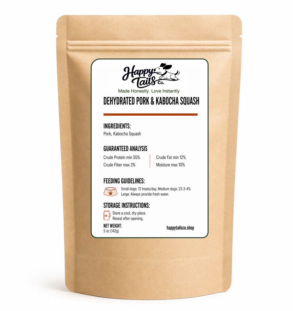 Oink Oink Dehydrated Pork & Kabocha Jerky | 4 oz