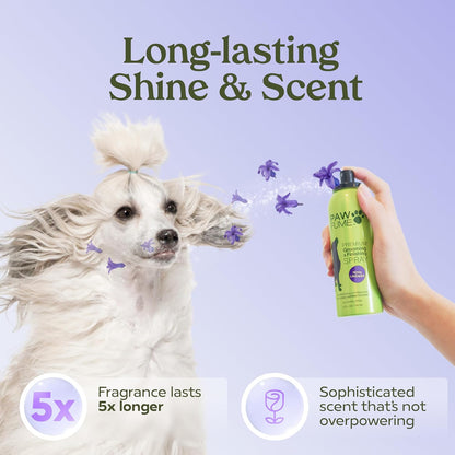 Lavender Dog Deodorizing and Grooming Spray - Long-Lasting Cologne for Dogs.