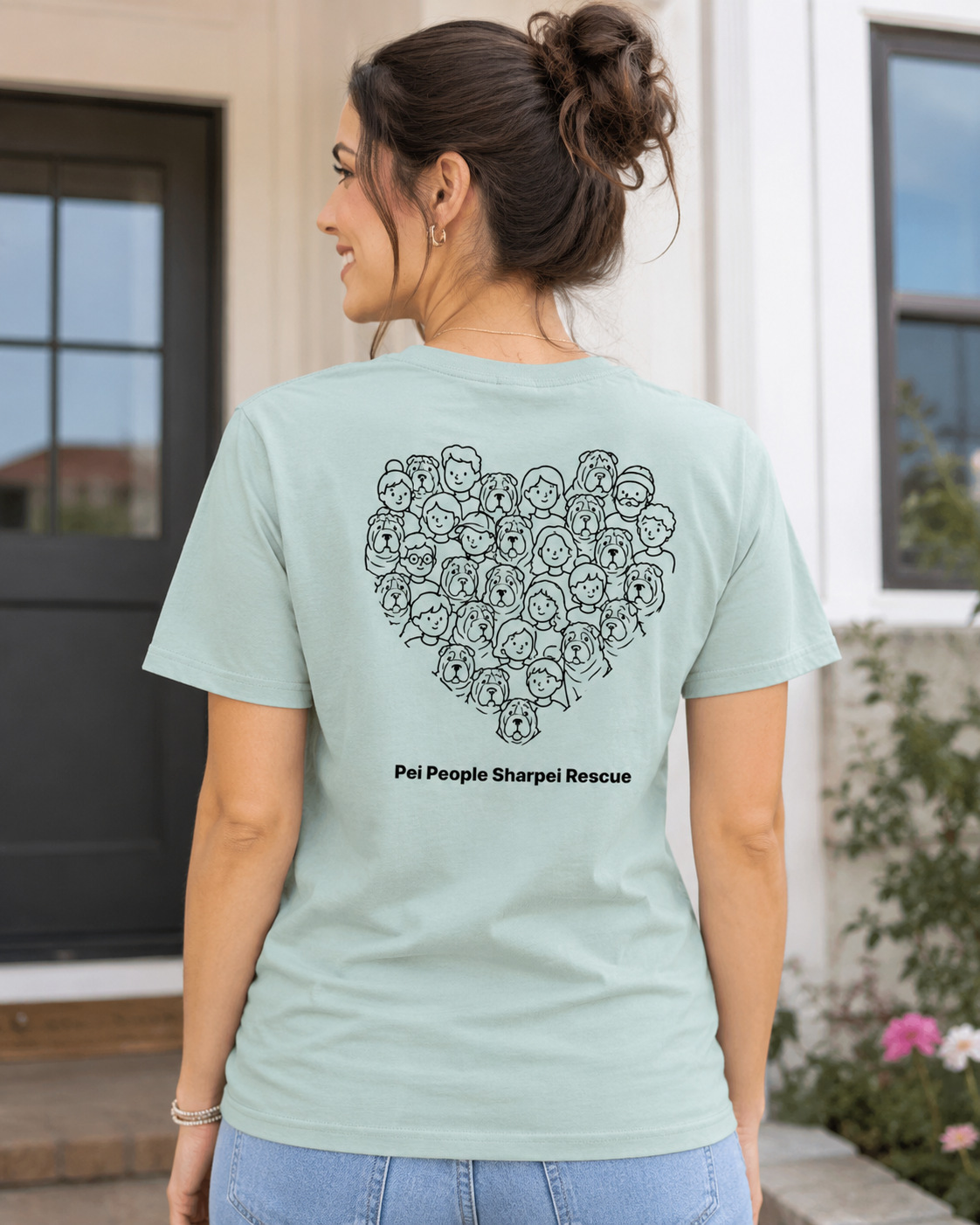 Pei People Shar Pei Rescue Ladies' Relaxed Fundraiser Tee